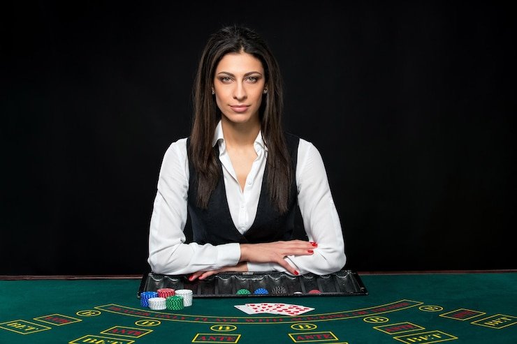 Antarmuka Ganesha Gold di garampoker menampilkan 5 gulungan dengan simbol Ganesha dan pengaturan taruhan